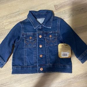 Jeans jacket for baby boy size 12 months NEW BY WRANGLER